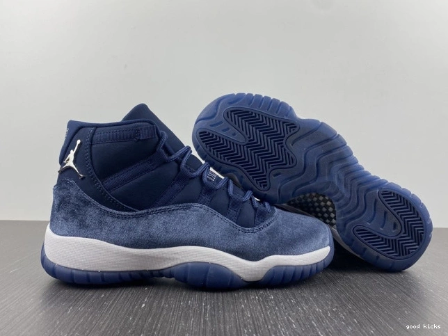 Rep Air Velvet AR0715-441 Jordan Midnight WMNS 11 Navy 0727